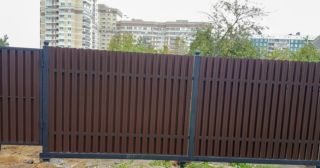 Купить распашные ворота из штакетника Коркино, цена от 2773 руб.
