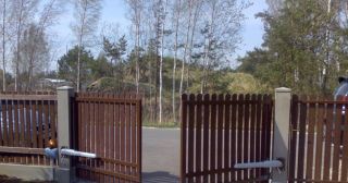 Купить распашные ворота из штакетника Коркино, цена от 2773 руб.